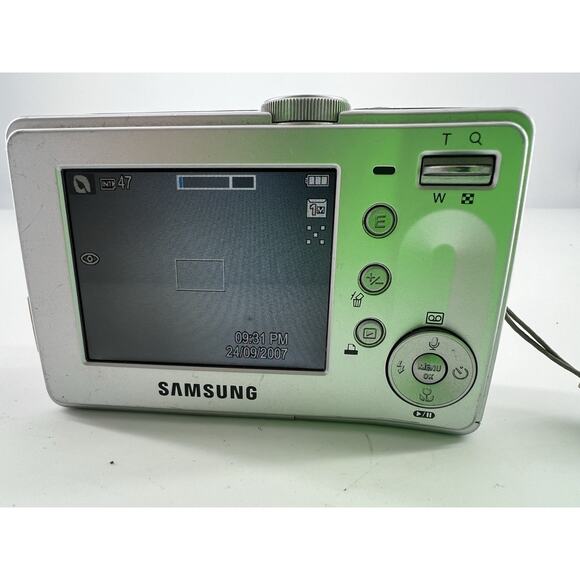 Samsung Digimax S630 6.0MP Compact Digital Camera Silver Photography Tested - Picture 6 of 7